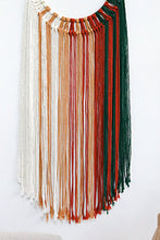 Load image into Gallery viewer, Hoop Fringe Macrame Wall Hanging
