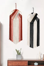 Load image into Gallery viewer, Contrast Macrame Hoop Wall Hanging
