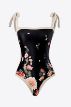 Load image into Gallery viewer, Floral Tie-Shoulder Two-Piece Swim Set
