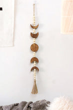 Load image into Gallery viewer, Wooden Tassel Wall Hanging
