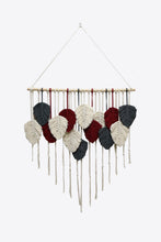 Load image into Gallery viewer, Hand-Woven Feather Macrame Wall Hanging
